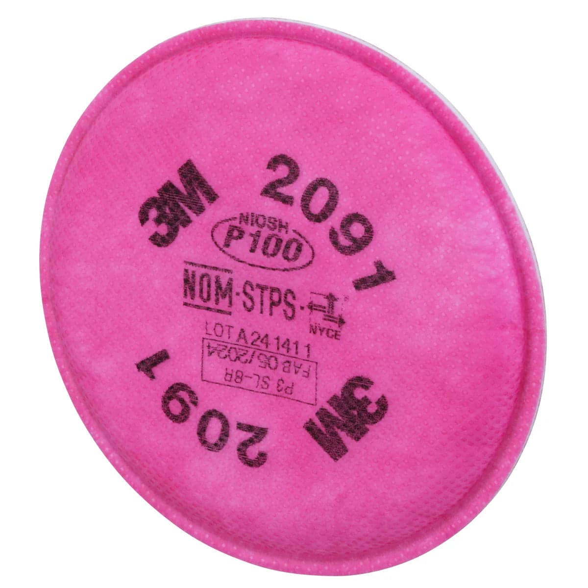 Filtro 3M 2091 P100 para Partículas, Polvos, Neblinas y Humos